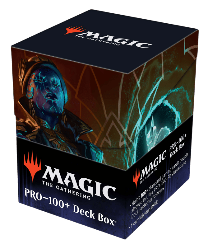 Ultra Pro Streets of New Capenna 100+ Deck Box featuring Kamiz, Obscura Oculus