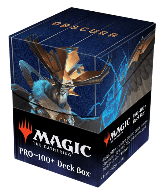 Ultra Pro Streets of New Capenna 100+ Deck Box featuring Obscura