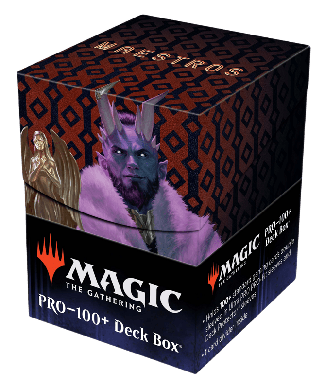 Ultra Pro Streets of New Capenna 100+ Deck Box featuring Maestros