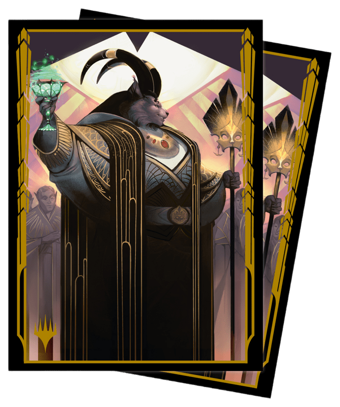 Ultra Pro Streets of New Capenna 100ct Sleeves featuring Jatmir, Nexus of Revels for Magic: The Gathering