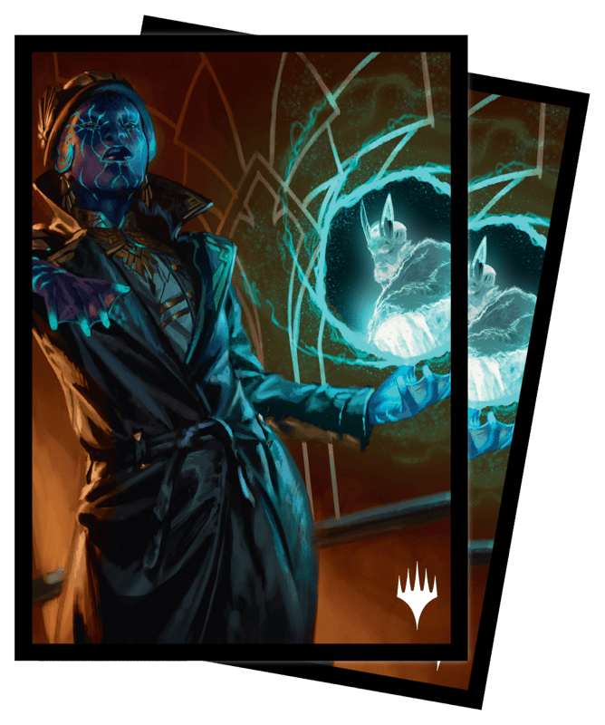 Ultra Pro Streets of New Capenna 100ct Sleeves featuring Kamiz, Obscura Oculus for Magic: The Gathering