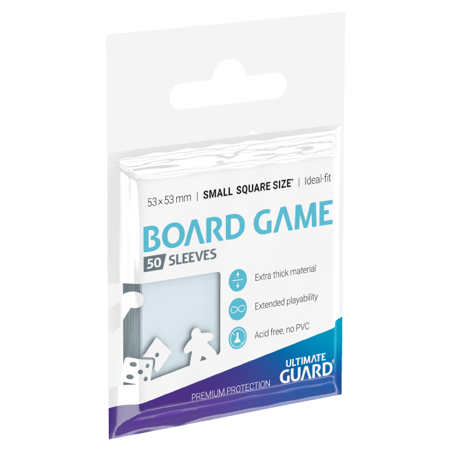 Ultimate Guard Premium Sleeves for Board Games Small Square 50