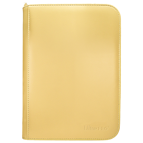 Ultra Pro Vivid 4-Pocket Zippered PRO-Binder: Yellow