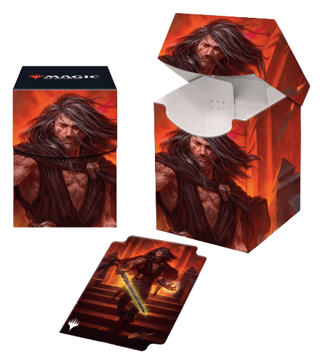 Ultra Pro Dominaria United 100+ Deck Box B featuring Commander Jared Carthalion for Magic: The Gathering