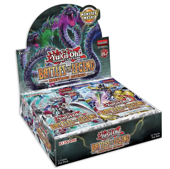 Yu-Gi-Oh! Sealed Booster BOX Battles of Legend: Monstrous Revenge 24 packs