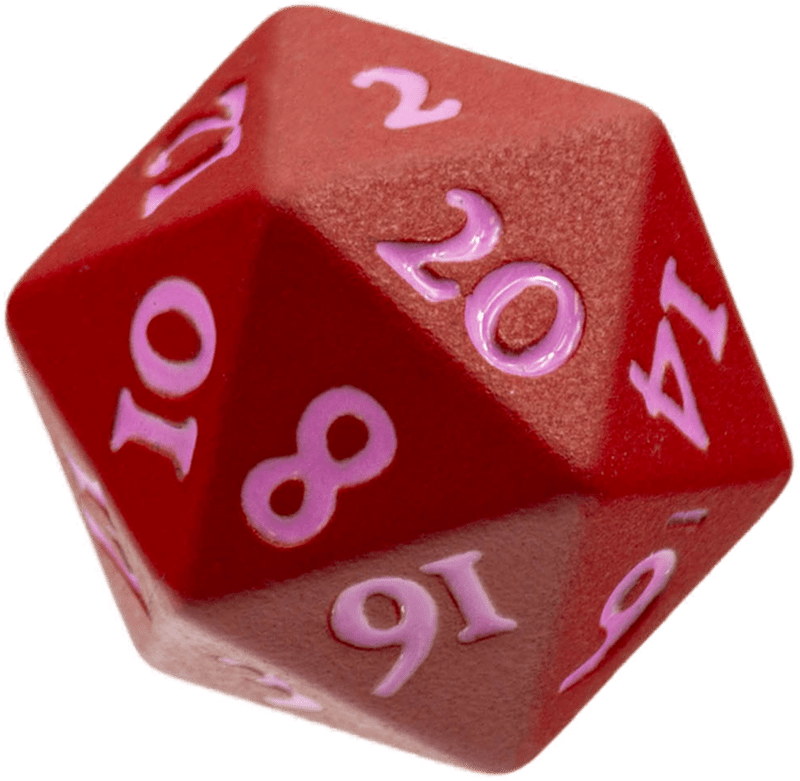 Ultra Pro Vivid Heavy Metal Dice: Red