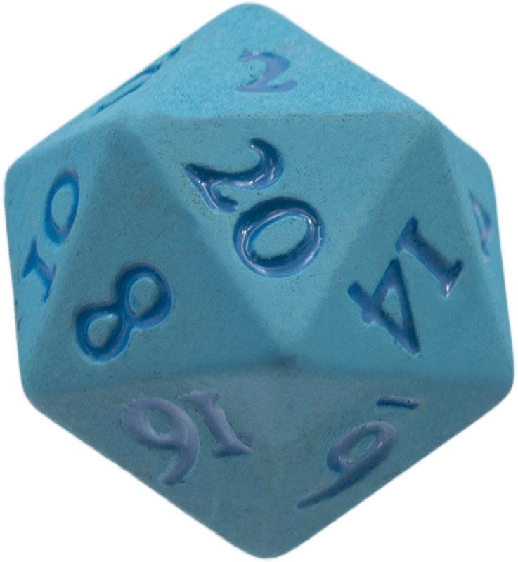 Ultra Pro Vivid Heavy Metal Dice: Light Blue