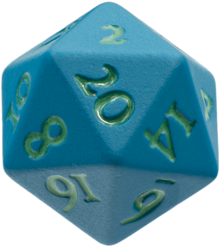 Ultra Pro Vivid Heavy Metal Dice: Teal