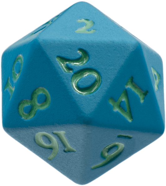 Ultra Pro Vivid Heavy Metal Dice: Teal