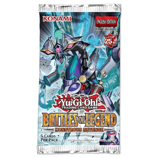 Yu-Gi-Oh! Sealed Booster PACK Battles of Legend: Monstrous Revenge 5 Cards