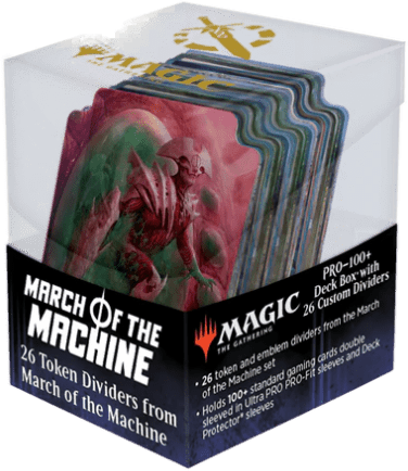 Ultra Pro March of the Machine Token Dividers with Deck Box