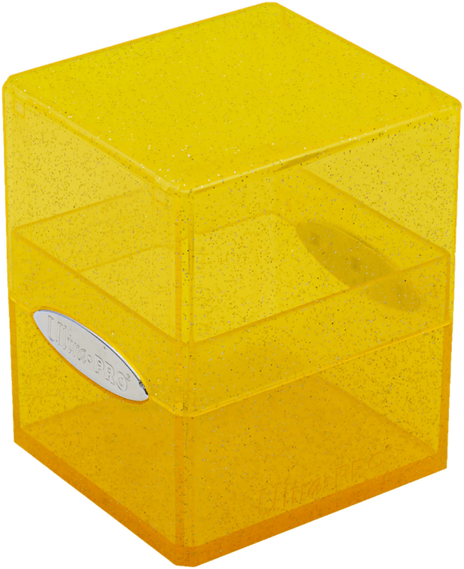 Ultra Pro Satin Cube - Glitter Yellow