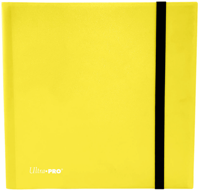 Ultra Pro 12-Pocket Eclipse PRO-Binder - Lemon Yellow