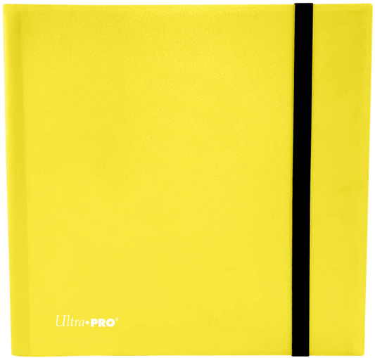 Ultra Pro 12-Pocket Eclipse PRO-Binder - Lemon Yellow