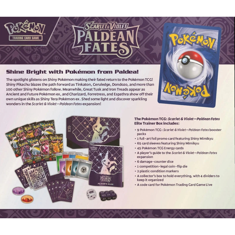 Pokemon Paldean Fates Elite Trainer Box