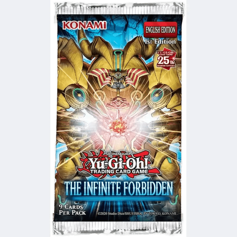 Yu-Gi-Oh! Sealed Booster PACK The Infinite Forbidden 9 Cards