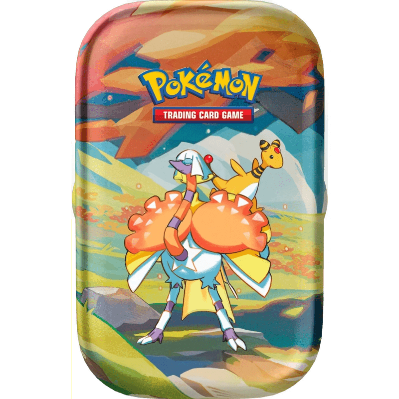 Pokemon Vibrant Paldea Mini Tin Espathra & Ampharos