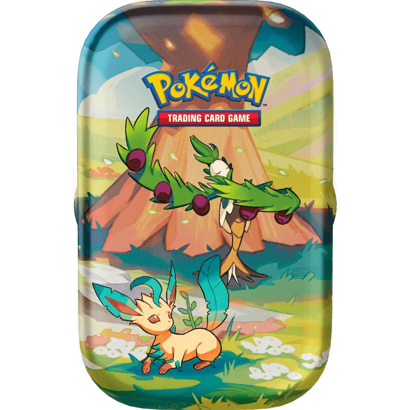 Pokemon Vibrant Paldea Mini Tin Leafeon & Arboliva