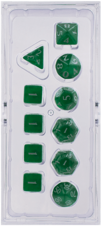 Ultra Pro Eclipse 11 Dice Set: Forest Green