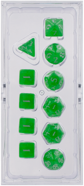 Ultra Pro Eclipse 11 Dice Set: Lime Green