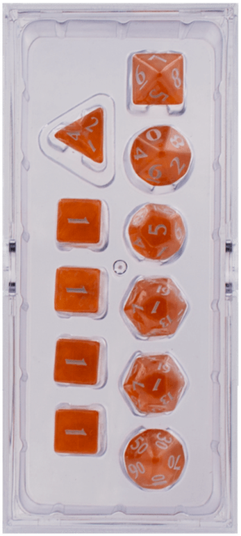 Ultra Pro Eclipse 11 Dice Set: Pumpkin Orange