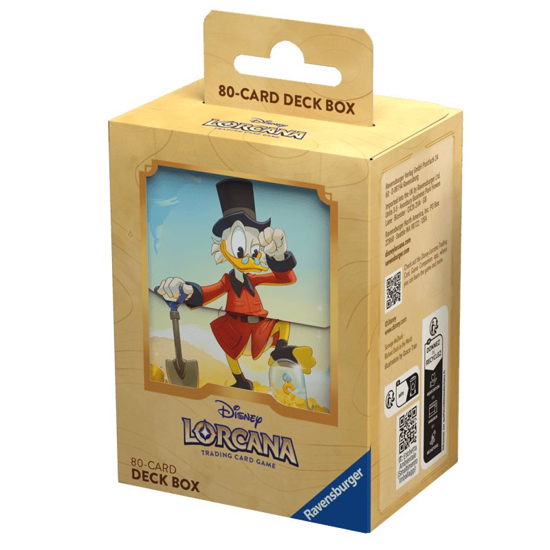 Disney Lorcana Deck Box Scrooge McDuck