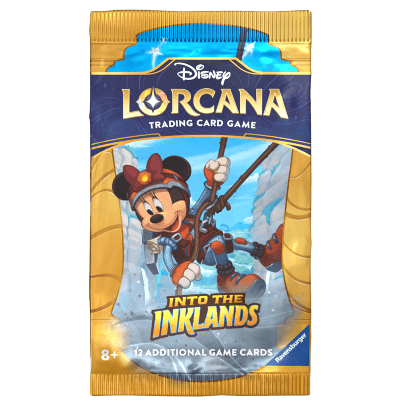 Disney Lorcana Into the Inklands Booster Pack 12 Cards