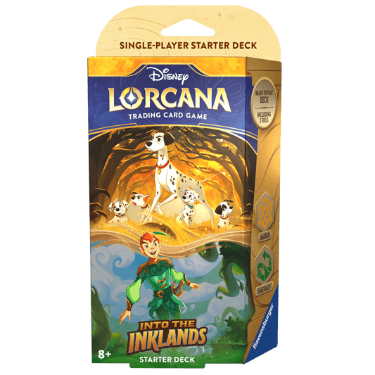 Disney Lorcana Into the Inklands Starter Set 101 Dalmatians and Peter Pan