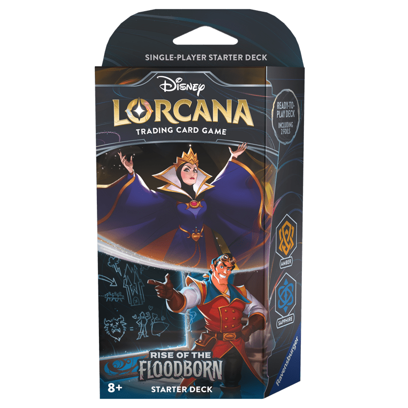 Disney Lorcana Rise of the Floodborn Starter Set The Queen & Gaston