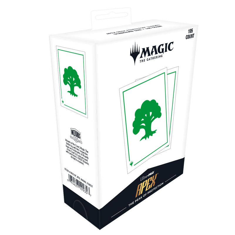 Ultra Pro Mana 8 105ct Apex Deck Protector sleeves - Forest