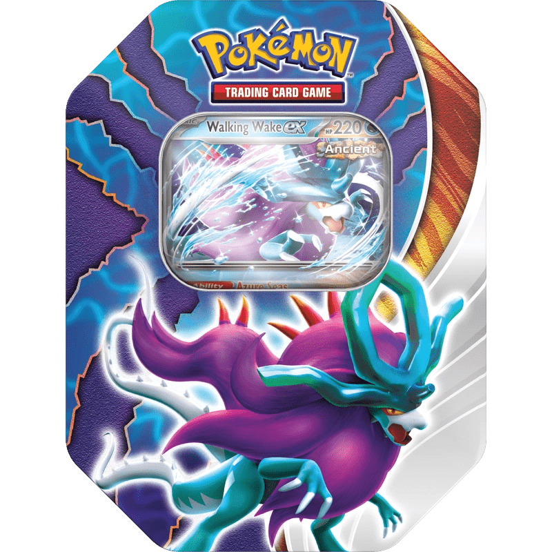 Pokemon Paradox Clash Ex Tin - Walking Wake EX