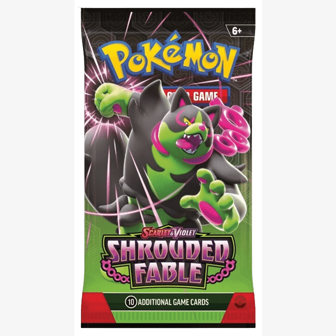 Pokemon Scarlet & Violet Shrouded Fable: Booster Pack 10 Cards