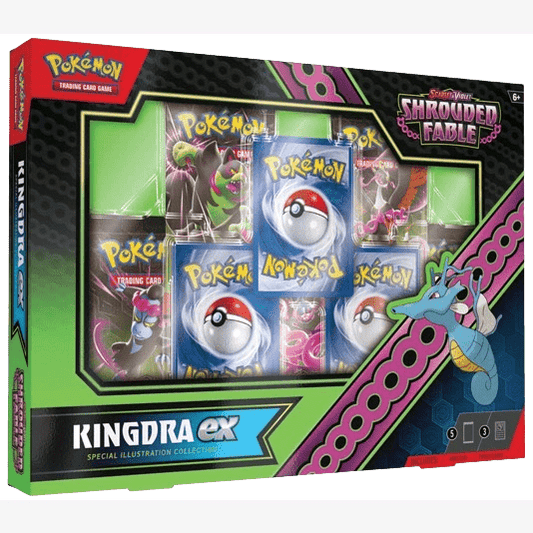 Pokemon Scarlet & Violet Shrouded Fable: Kingdra EX Special Collection Box