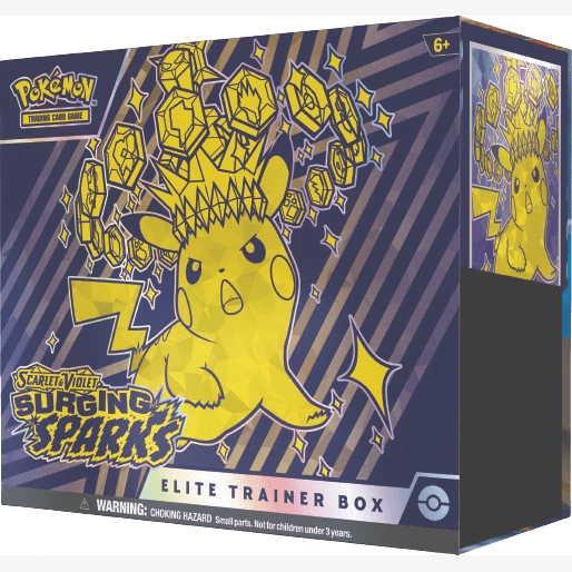 Pokemon Scarlet and Violet Surging Sparks Elite Trainer Box