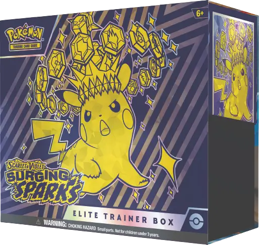 Pokemon Scarlet and Violet Surging Sparks Elite Trainer Box