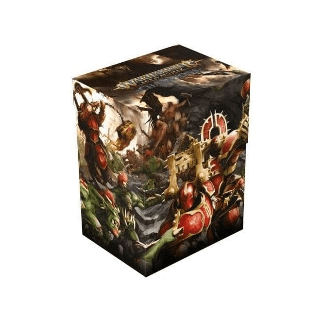 Ultimate Guard Warhammer Age of Sigmar: Champions Basic Deck Case 80+ Chaos Vs Destruction