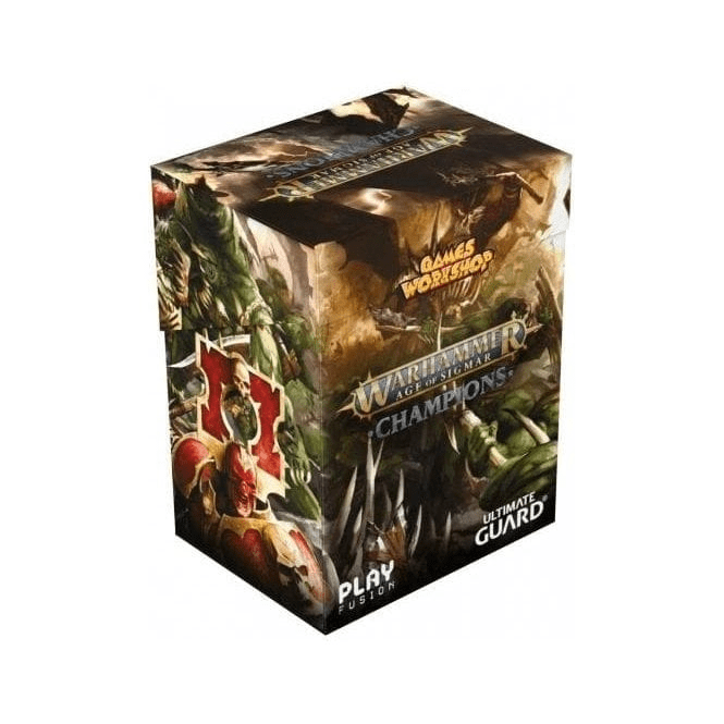 Ultimate Guard Warhammer Age of Sigmar: Champions Basic Deck Case 80+ Chaos Vs Destruction