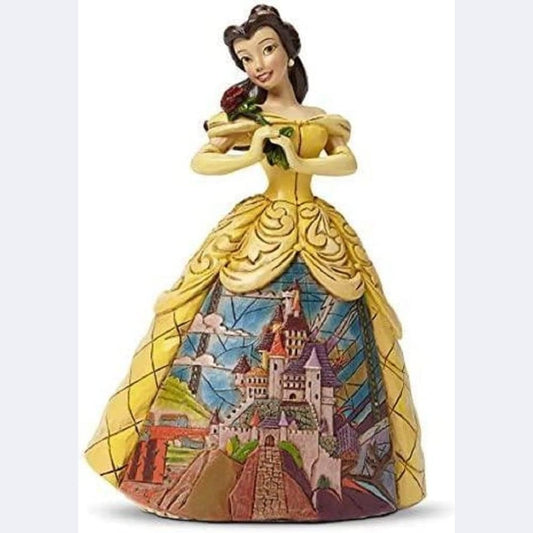 Disney Traditions Enchanted Belle Figurine, Yellow