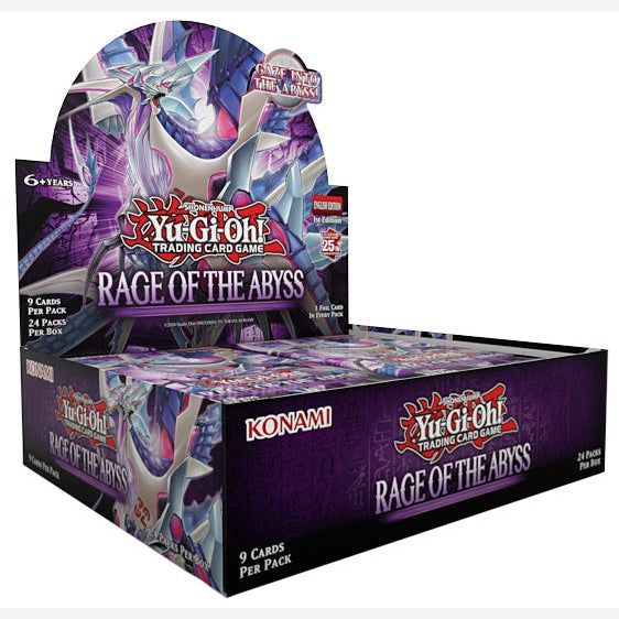 Yu-Gi-Oh Rage of The Abyss Booster Box Sealed 24 Booster Packs