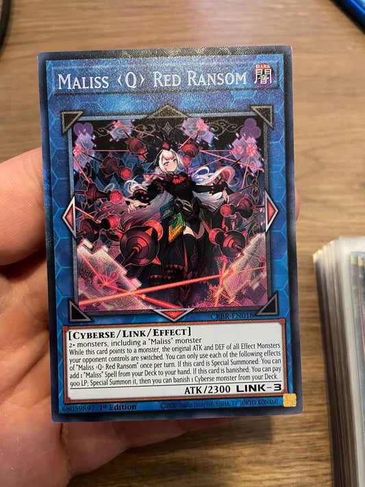 CRBR-EN018 Maliss Q Red Ransom Collector's Rare 1st Edition YuGiOh