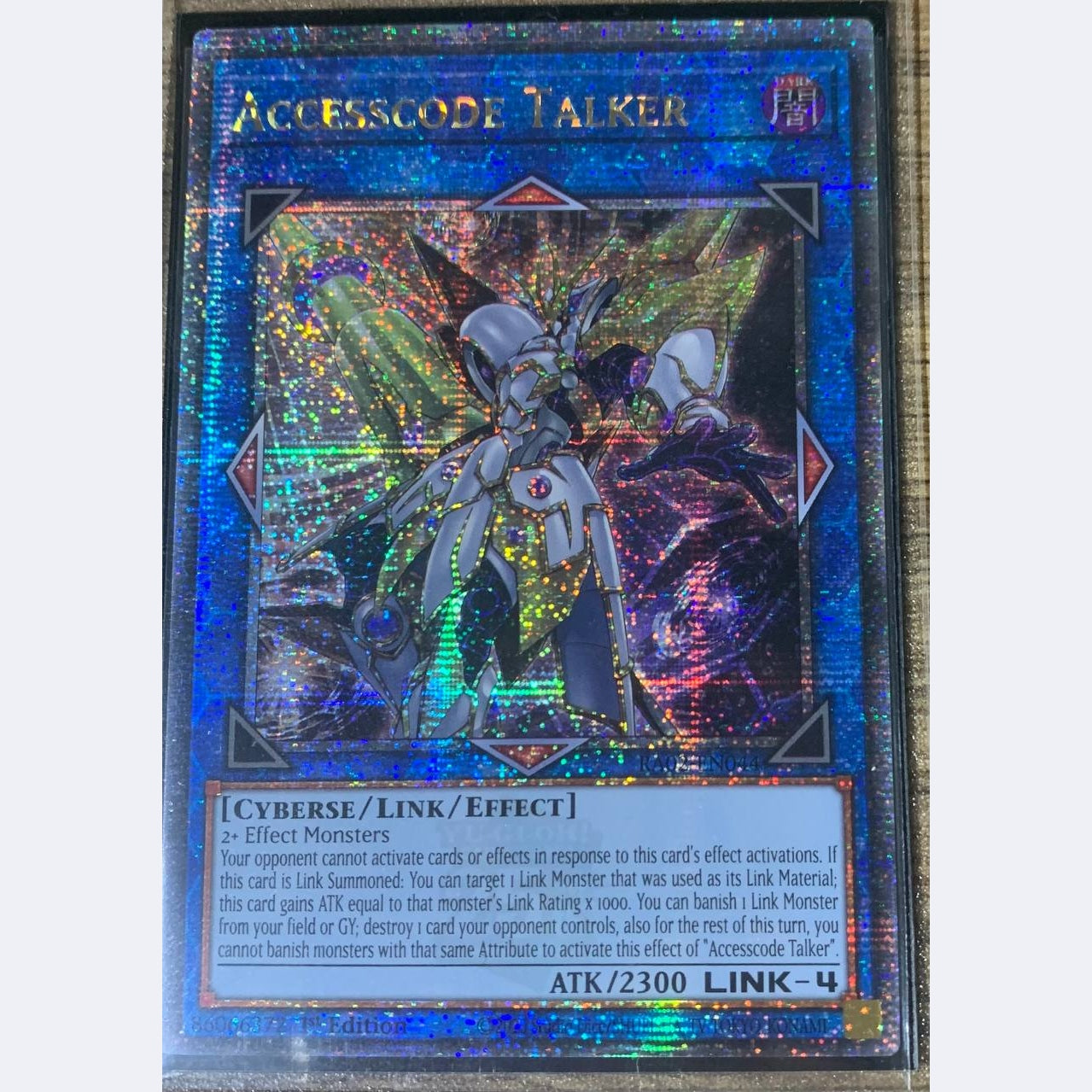 Accesscode Talker Quarter Century Secret Rare QCR NM | RA02-EN044