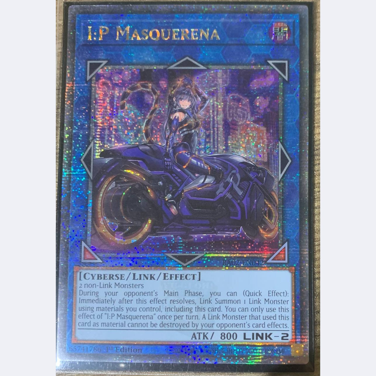 I:P Masquerena Quarter Century Rare QCR NM | RA02-EN042