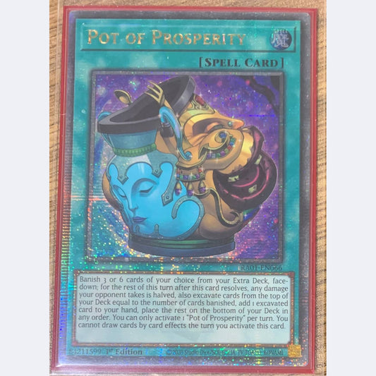 Pot of Prosperity Quarter Century Secret Rare QCR NM | RA01-EN066