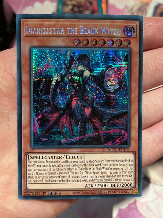 Diabellstar The Black Witch MP24-EN109 Secret Rare 1st ED YuGiOh