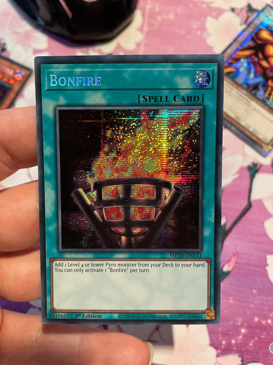 MP24-EN133 Bonfire Prismatic Secret Rare 1st Ed YuGiOh