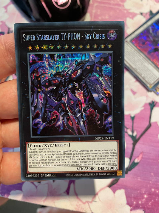 MP24-EN119 Super Starslayer TY-PHON - Sky Crisis : Prismatic Secret Rare :1st Ed