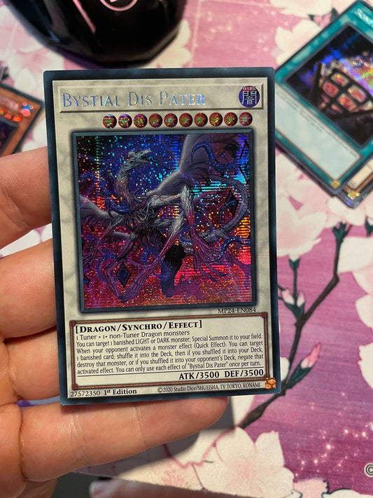 YuGiOh Bystial Dis Pater Prismatic Secret Rare MP24-EN084 1st Edition Near Mint