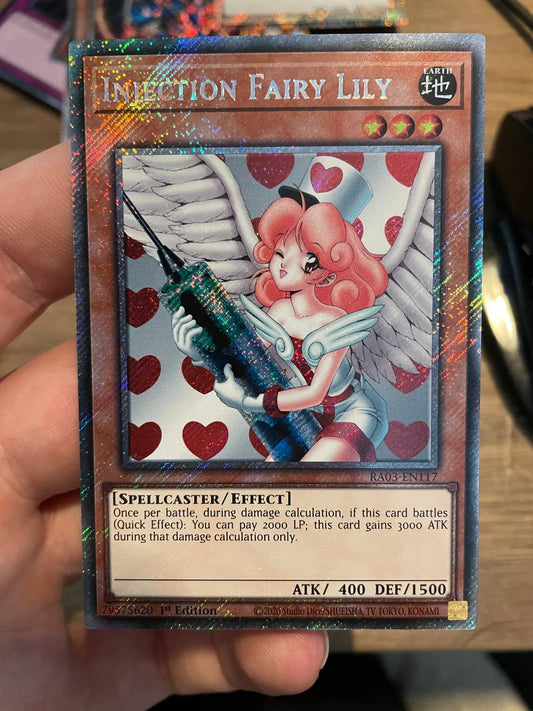 RA03-EN117 Injection Fairy Lily Platinum Secret Rare NM