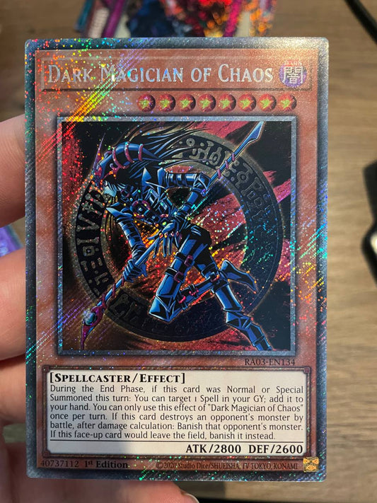 RA03-EN134 Dark Magician of Chaos Platinum Secret Rare NM