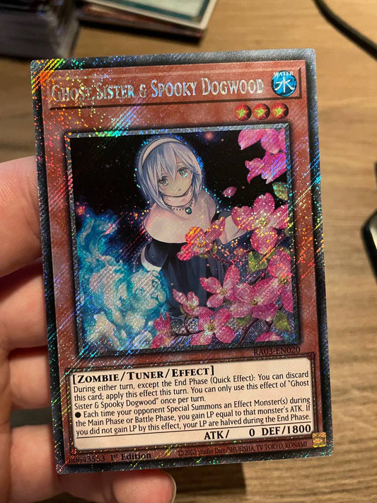 ra03-en020 ghost sister & spooky dogwood platinum secret rare